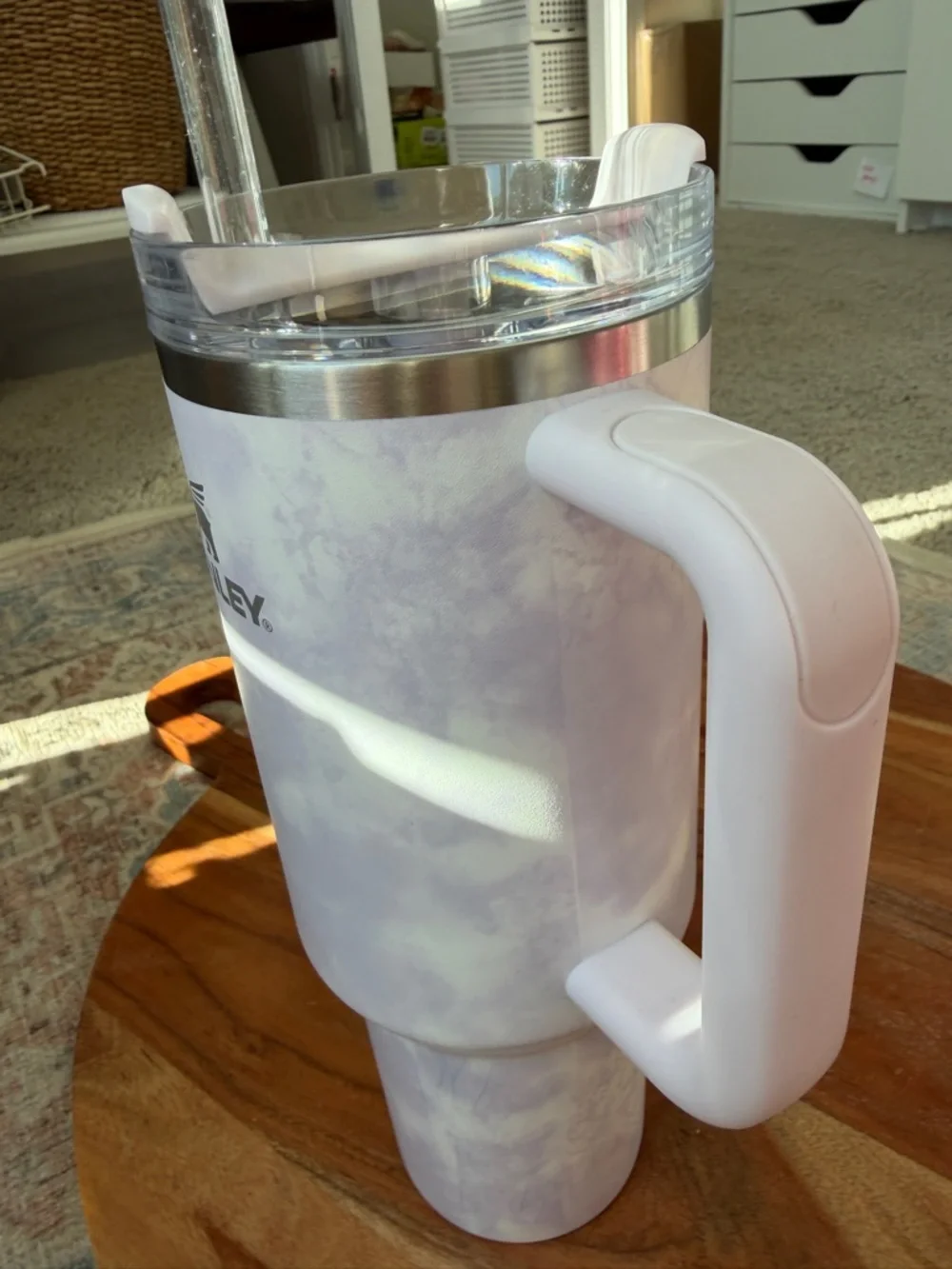 Stanley Lavender Cloud Marble 40 OZ Travel Tumbler with Handle - Picture 6 of 16